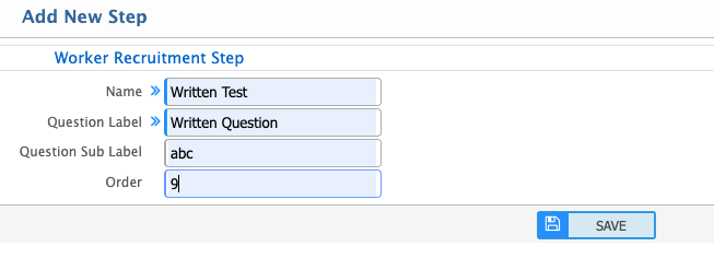 Add Assessment Step